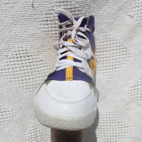 Nike Air Flight Huarache Lakers Size 9.5 705005-101 - Picture 5 of 10